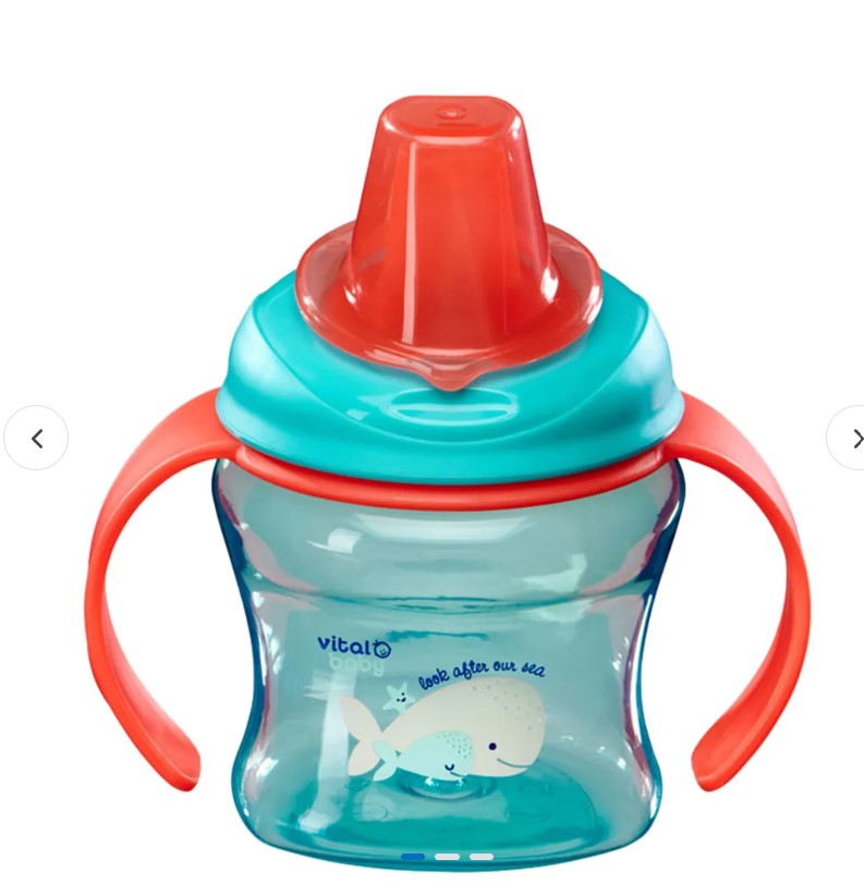 Vital Baby - Hydrate Little Sipper With Removable Handles Pop|4 Months+